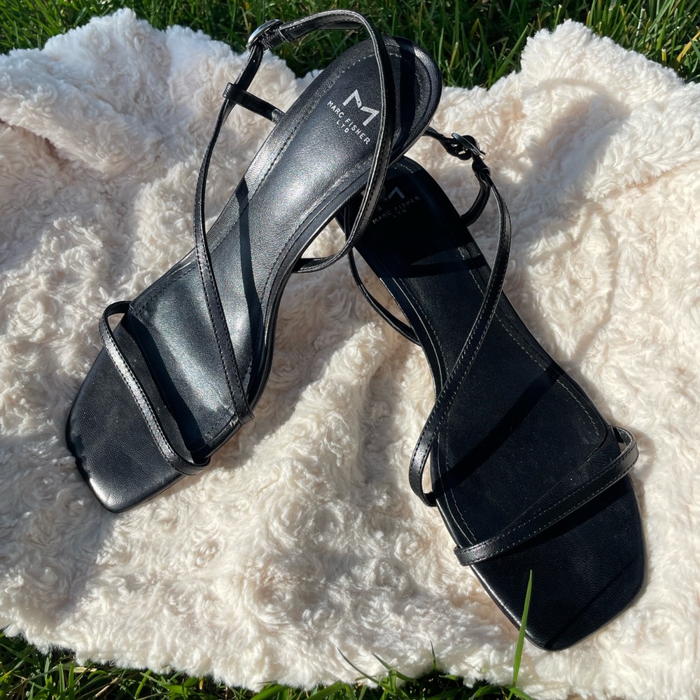 Marc Fisher LTD. Women's Gove Kitten-Heel Sandals